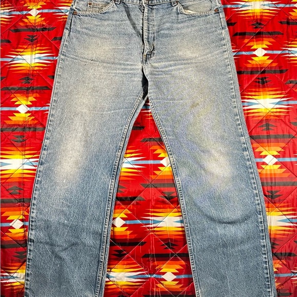 Levi’s 565 Wide Leg 40X32 USA Orange Tab Vintage 1996 90s Student Blue Denim